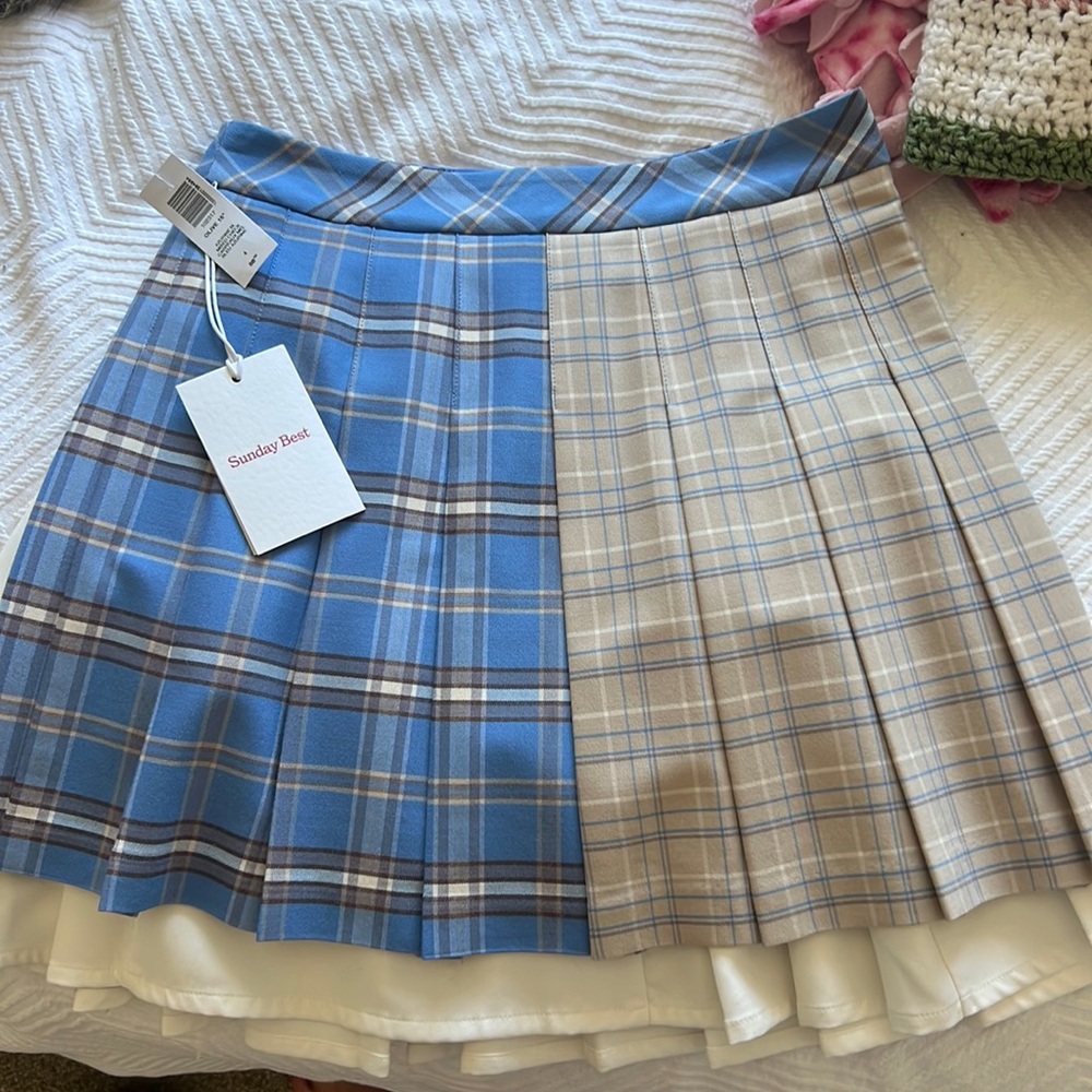 Sunday Best plaid skirt